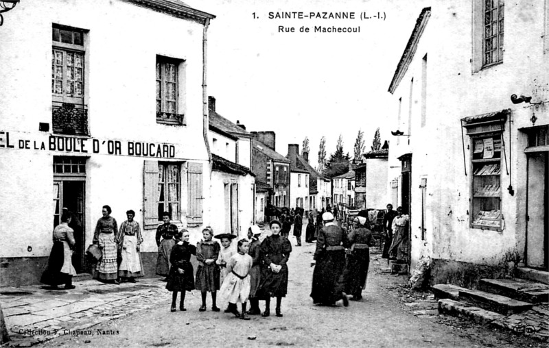 Ville de Sainte-Pazanne (Bretagne).