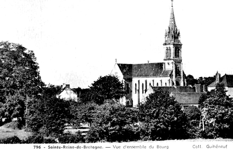 Ville de Sainte-Reine-de-Bretagne ((anciennement en Bretagne).