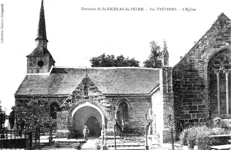 Eglise de Sainte-Tréphine (Bretagne).