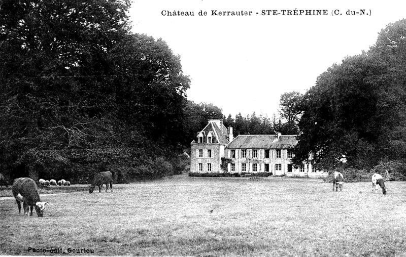 Châteaude Kerauter à Sainte-Tréphine (Bretagne).