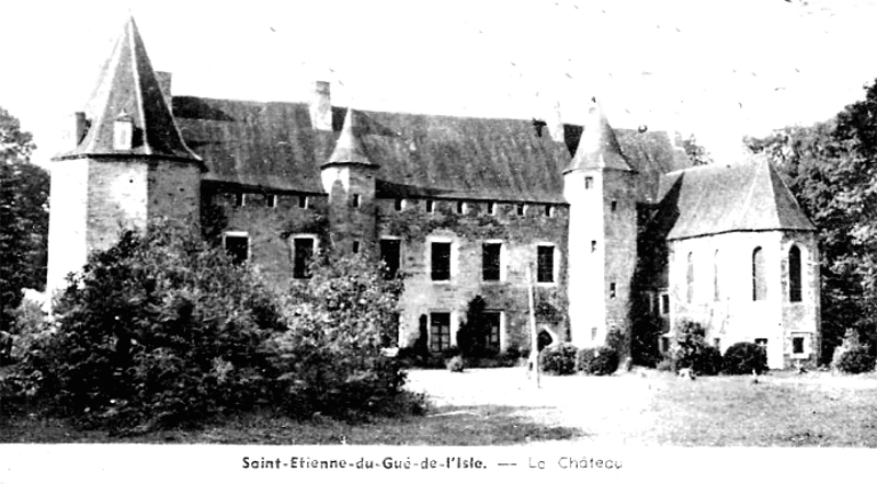 Château de Saint-Etienne-du-Gué-de-l'isle (Bretagne).