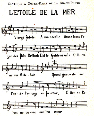 Saint-Malo : cantique de Notre-Dame de Grand'Porte