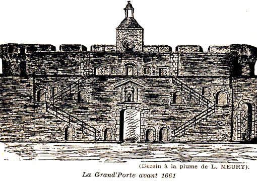 Saint-Malo : la Grand'Porte avant 1661