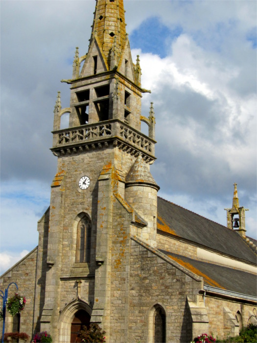 L'glise de Santec (Bretagne).