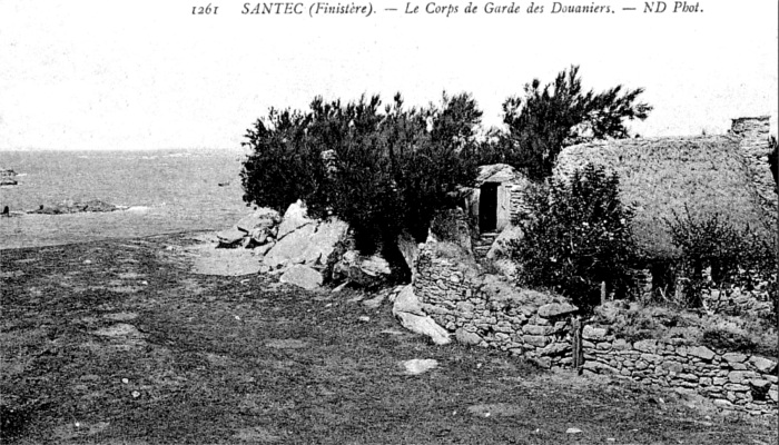 Corps de garde des douaniers de Santec (Bretagne).