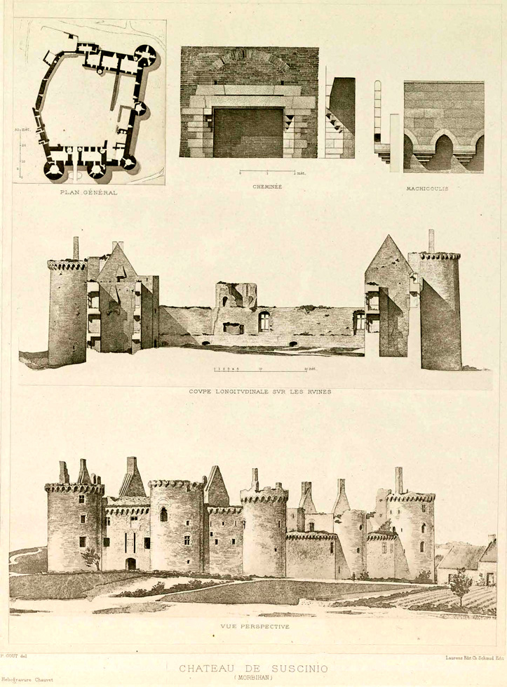 Chteau de Sucinio ou Suscinio en Sarzeau (Bretagne).