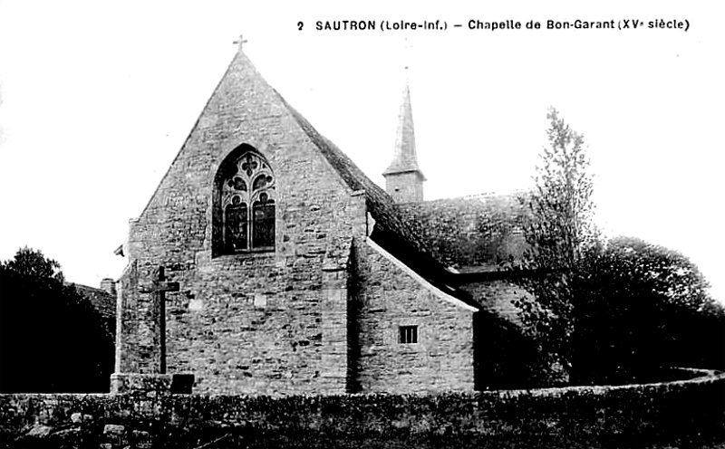 Sautron (Bretagne) : chapelle Notre-Dame de Bongarant ou Bois-Garant.