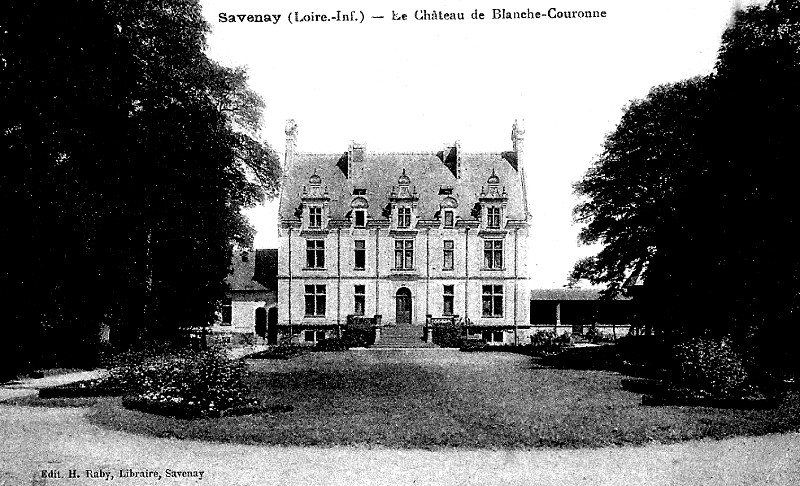Chteau de Blanche-Couronne  Savenay (anciennement en Bretagne).