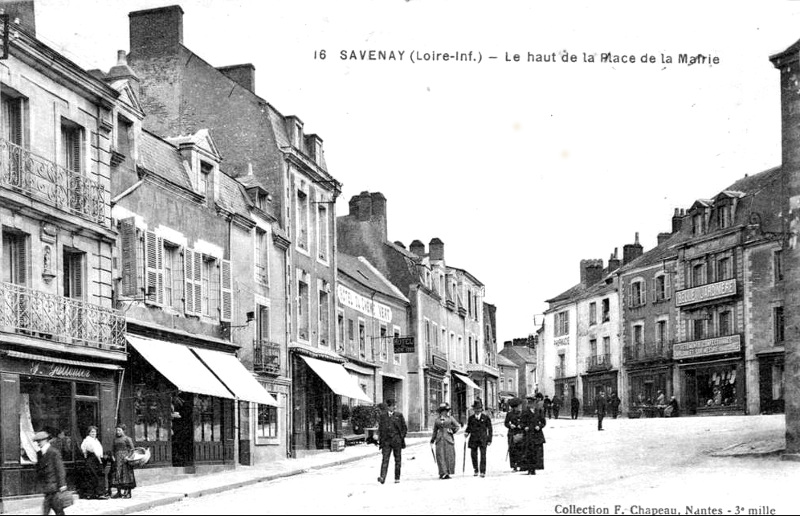 Ville de Savenay (anciennement en Bretagne).