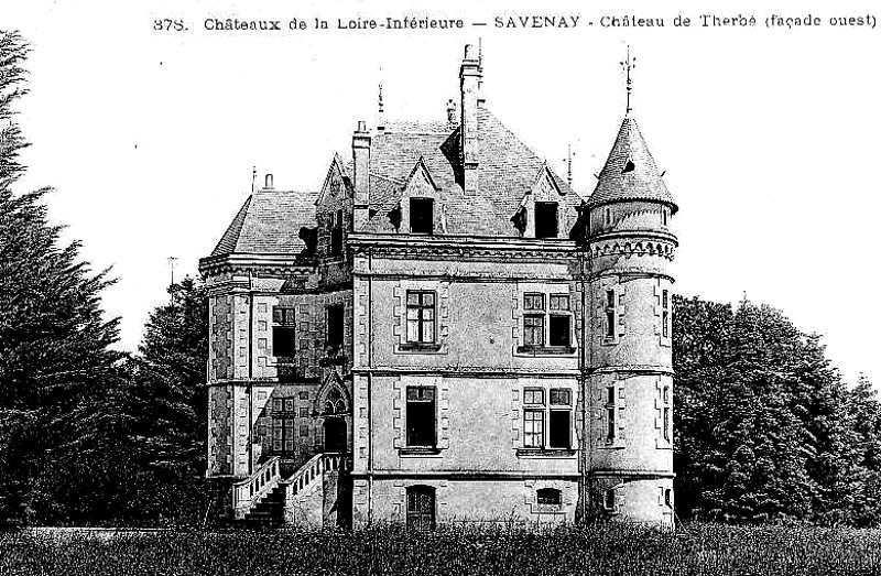 Chteau de Therb  Savenay (anciennement en Bretagne).