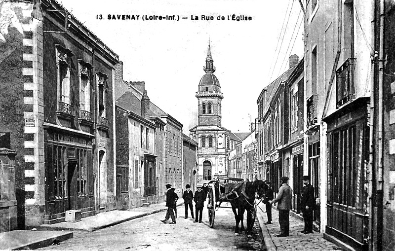 Ville de Savenay (anciennement en Bretagne).