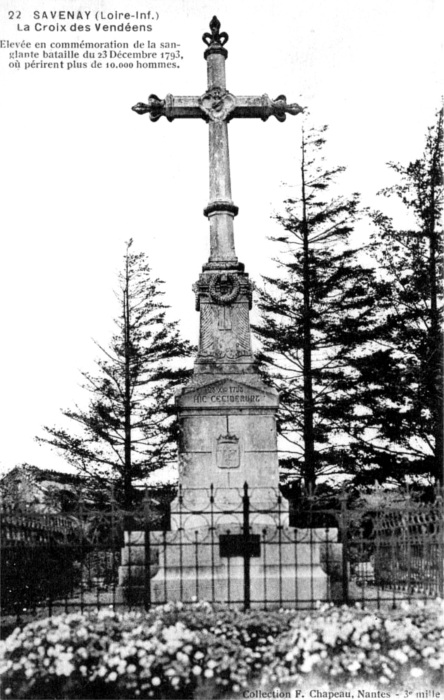 Croix des Vendens  Savenay (anciennement en Bretagne).