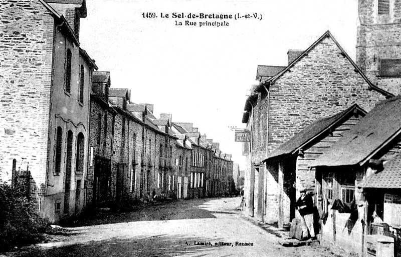 Ville du Sel-de-Bretagne (Bretagne).