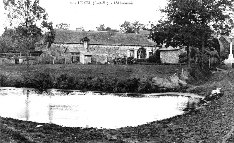 Ville du Sel-de-Bretagne (Bretagne).