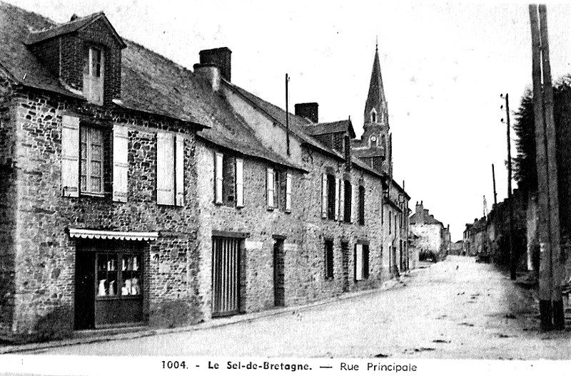 Ville du Sel-de-Bretagne (Bretagne).