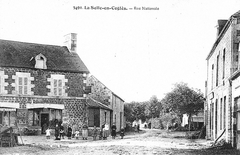 Ville de la Selle-en-Cogls (Bretagne).