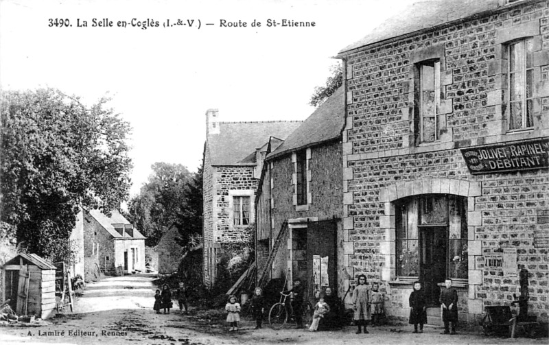 Ville de la Selle-en-Cogls (Bretagne).