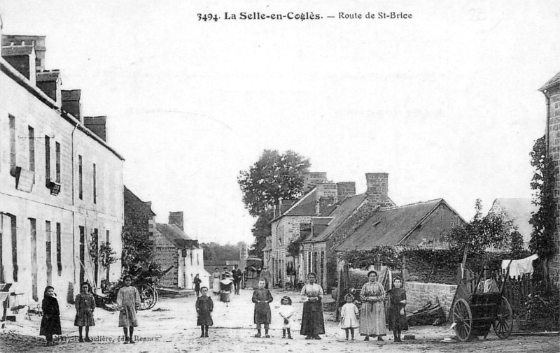 Ville de la Selle-en-Cogls (Bretagne).