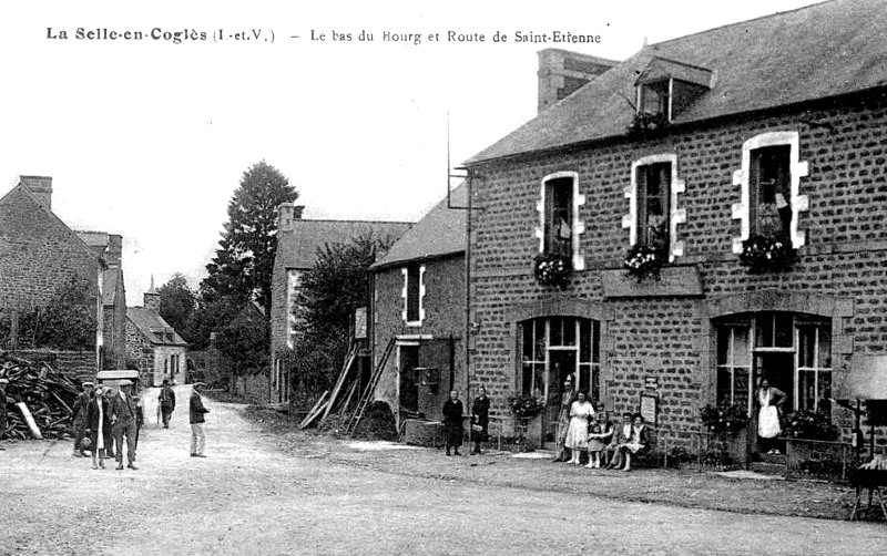 Ville de la Selle-en-Cogls (Bretagne).