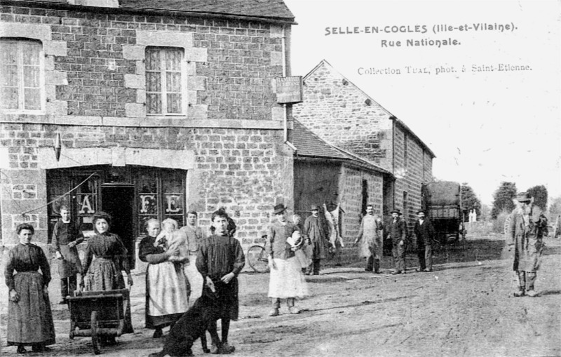 Ville de la Selle-en-Cogls (Bretagne).