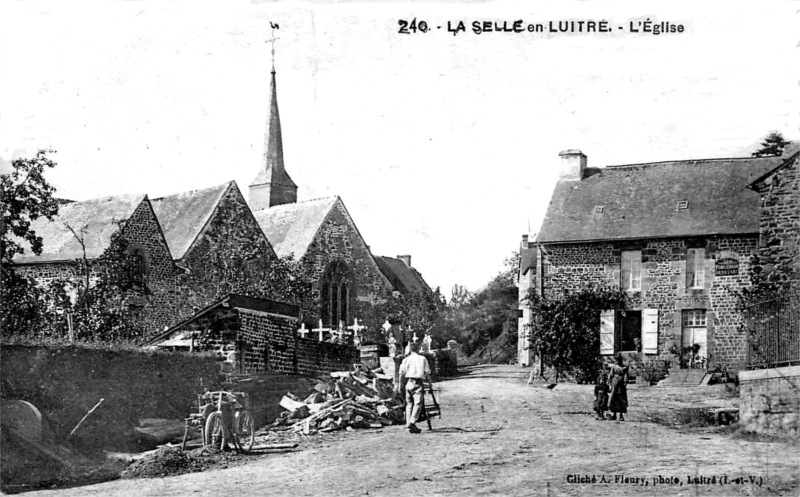 Eglise de Selle-en-Luitr (Bretagne).