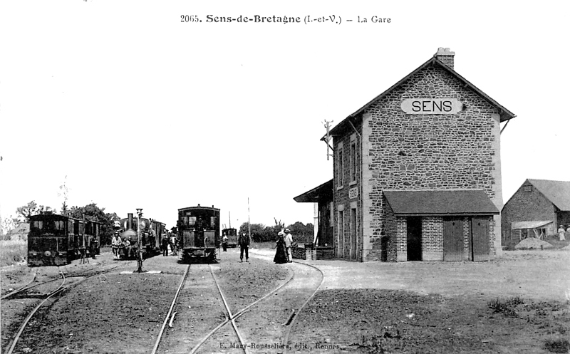 Ville de Sens-de-Bretagne (Bretagne).