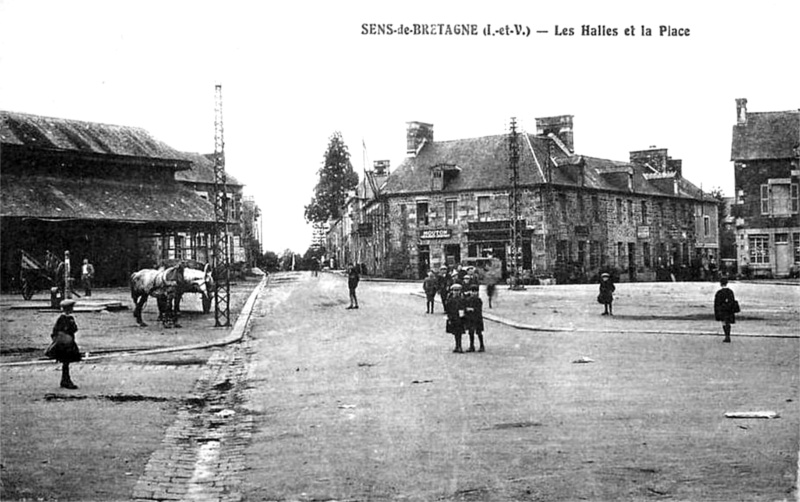 Ville de Sens-de-Bretagne (Bretagne).