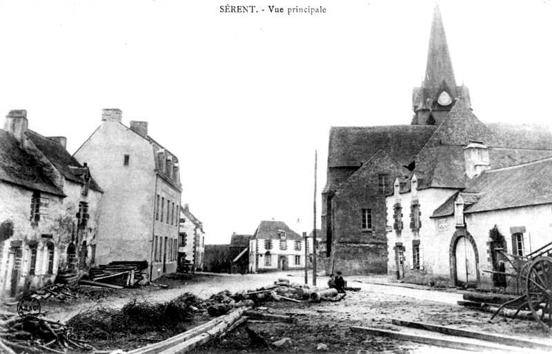 Ville de Srent (Bretagne).