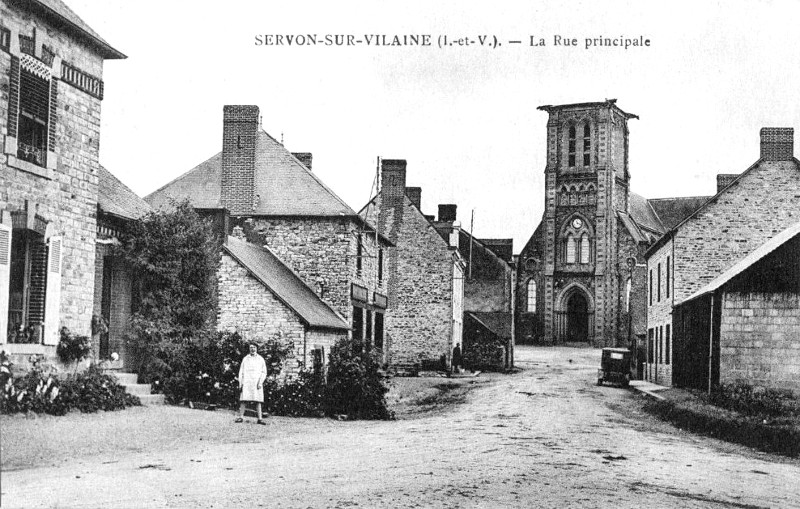 Ville de Servon-sur-Vilaine (Bretagne).