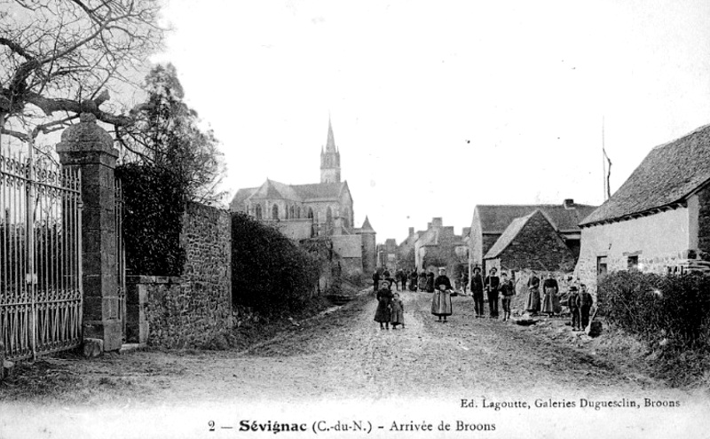 Ville de Sévignac (Bretagne).