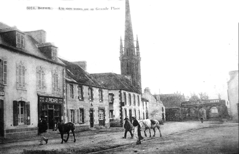 Ville de Sizun (Bretagne).