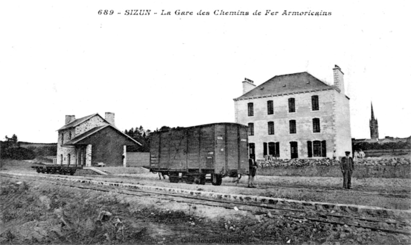 Ville de Sizun (Bretagne).