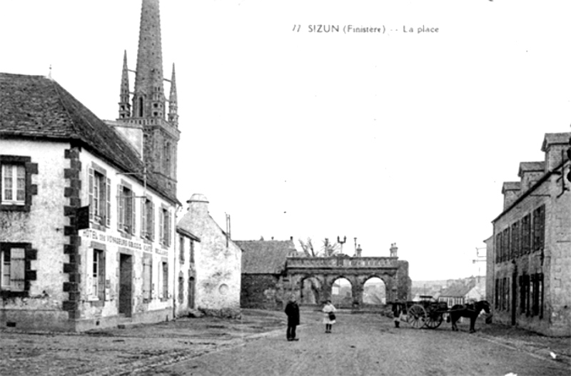 Ville de Sizun (Bretagne).