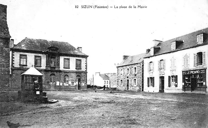 Ville de Sizun (Bretagne).