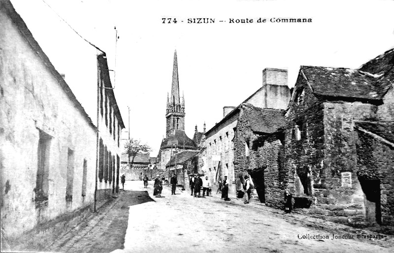 Ville de Sizun (Bretagne).