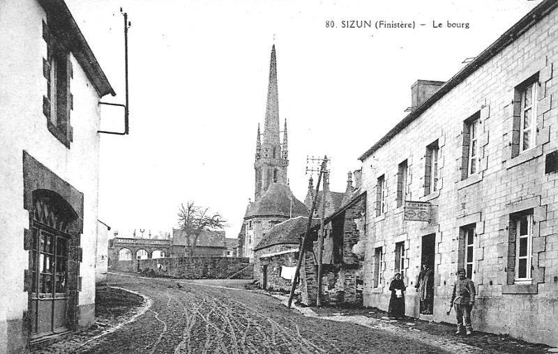 Ville de Sizun (Bretagne).