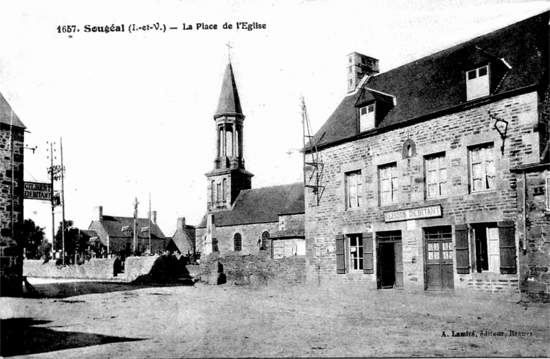 Ville de Sougal (Bretagne).