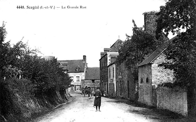 Ville de Sougal (Bretagne).