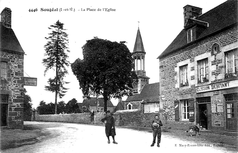 Ville de Sougal (Bretagne).