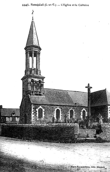 Eglise de Sougal (Bretagne).