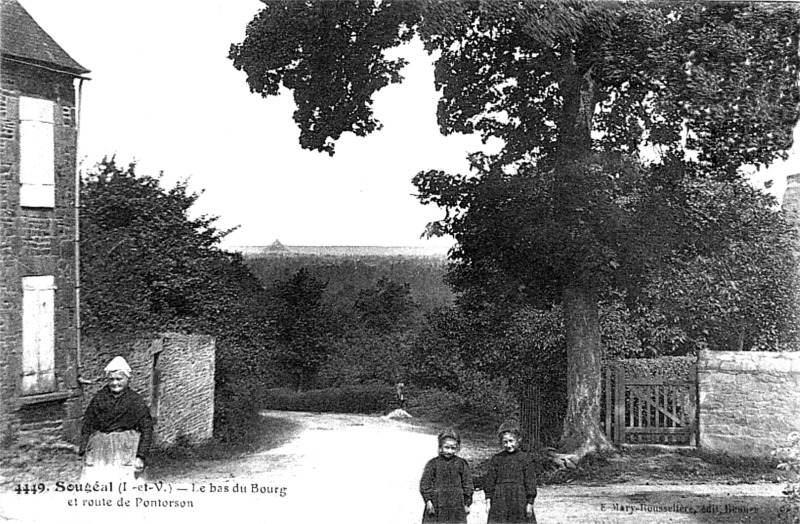 Ville de Sougal (Bretagne).