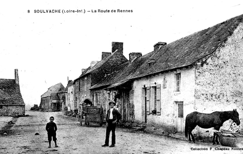 Ville de Soulvache (Bretagne).