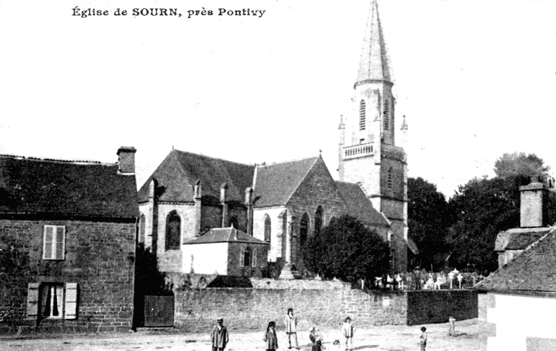 Eglise de Le Sourn (Bretagne).