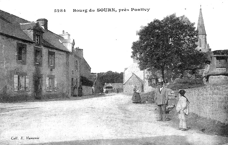 Ville de Le Sourn (Bretagne).