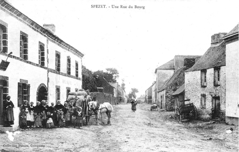 Ville de Spzet (Bretagne).