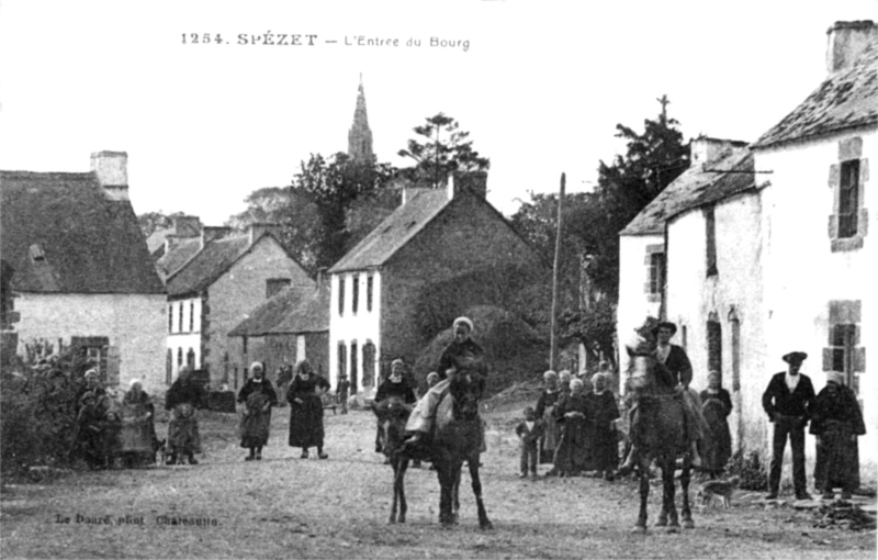 Ville de Spzet (Bretagne).