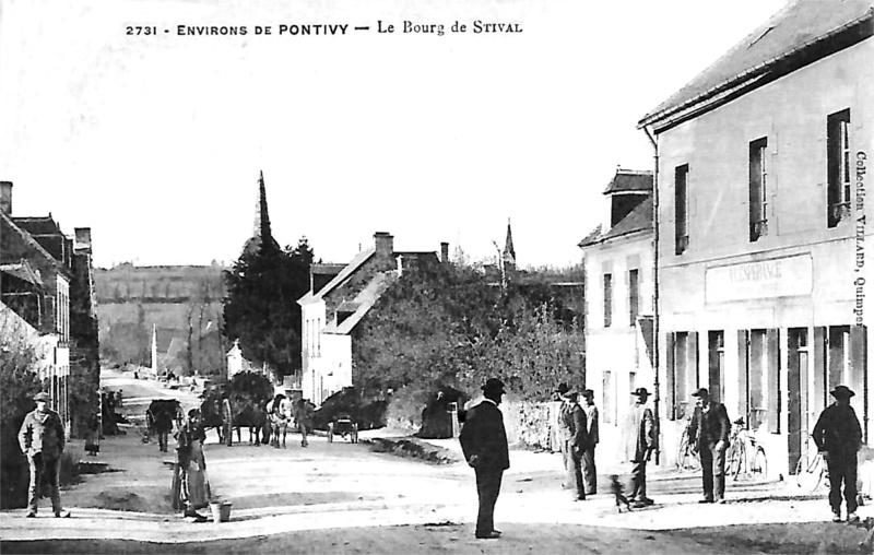 Entre du bourg de Stival (Bretagne).