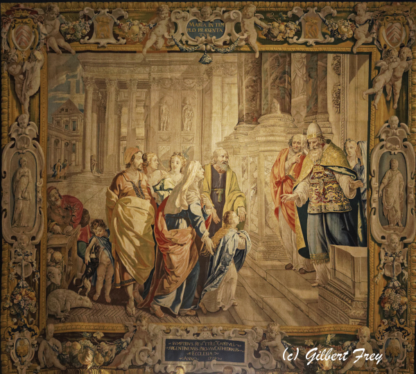 Tapisserie (XVIIme sicle) de la cathdrale de Strasbourg.