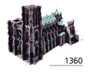 Cathdrale de Strasbourg en 1360