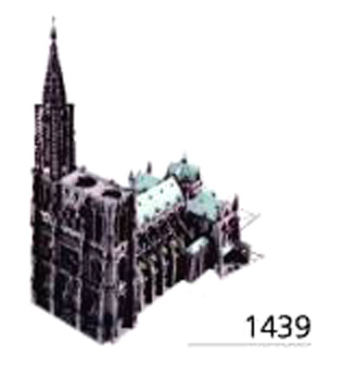 Cathdrale de Strasbourg en 1439